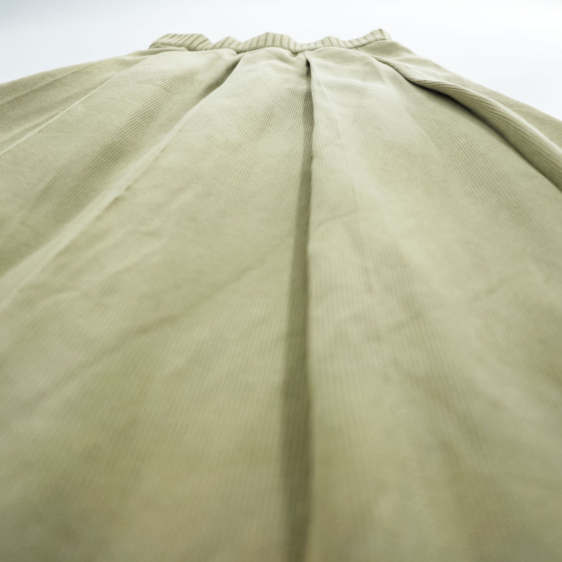 AURALEE 日本製 コットン ニット プリーツ スカート COTTON KNIT PLEATED SKIRT ベージュ ロング A23SS03AD