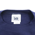 Lee SPORT 90年代 ヴィンテージ 半袖 スウェット トレーナー L ネイビー 裏起毛 ブランク 無地