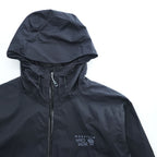 MOUNTAIN HARDWEAR マウンテンパーカー シェル レインジャケット M ブラック 防水 ドローコード 透湿 止水ジップ OM6489