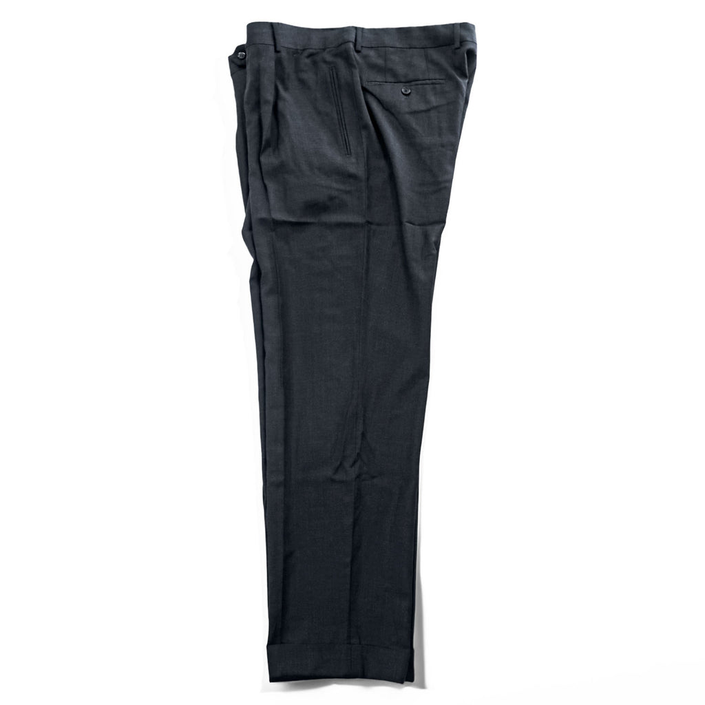 HUGO BOSS Slacks Pants L Gray Double Cuffs
