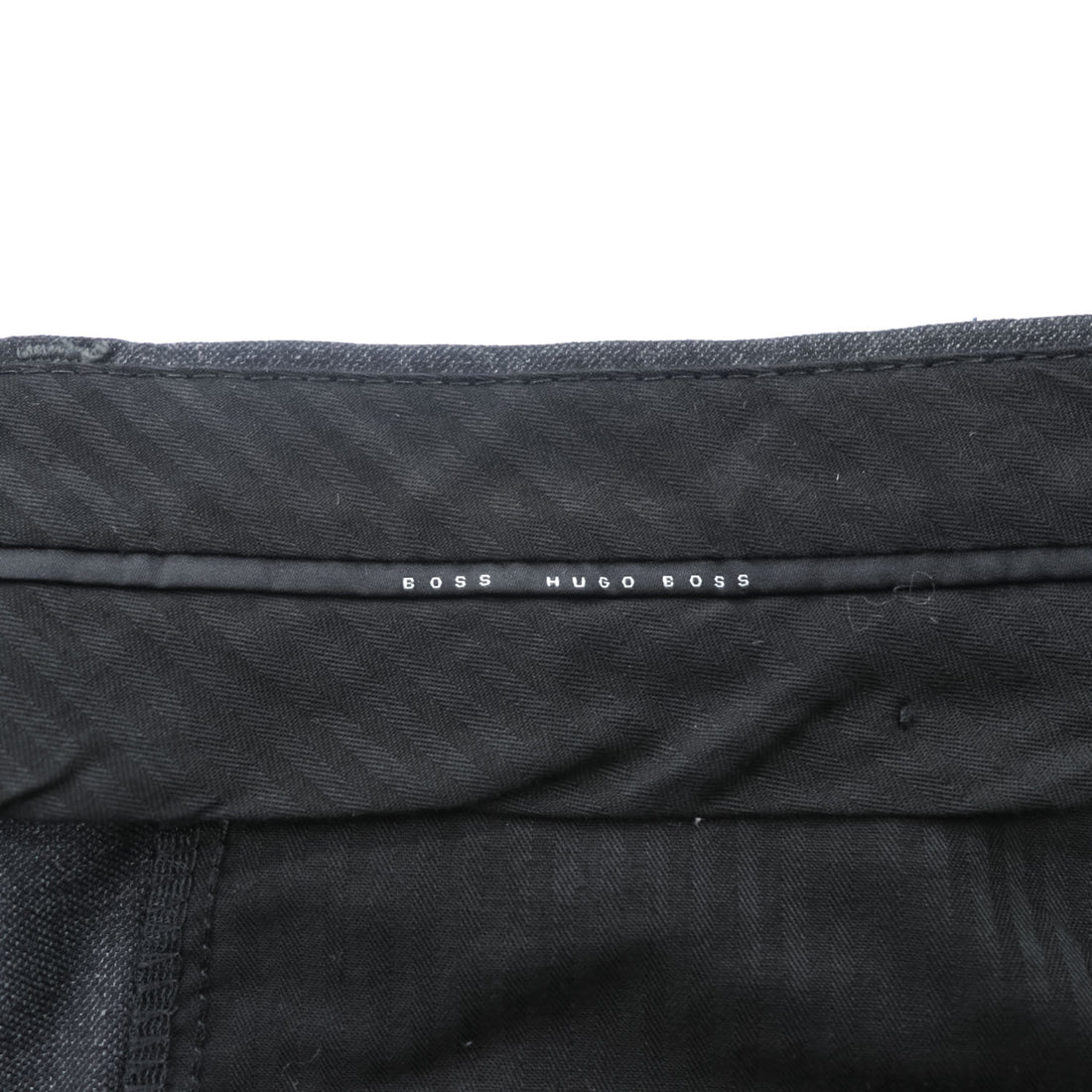 HUGO BOSS Slacks Pants L Gray Double Cuffs