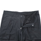 HUGO BOSS Slacks Pants L Gray Double Cuffs