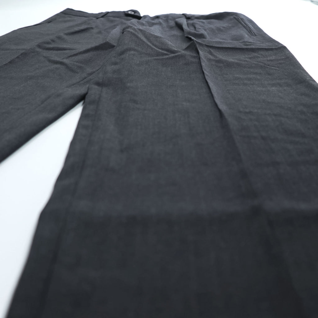 HUGO BOSS Slacks Pants L Gray Double Cuffs