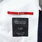 Leh バルーンパンツ イージー ワイド スラックス S ネイビー タイダイ X BAND WIDE SLACKS Romantic メタル バックル ベルト