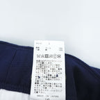 Leh バルーンパンツ イージー ワイド スラックス S ネイビー タイダイ X BAND WIDE SLACKS Romantic メタル バックル ベルト