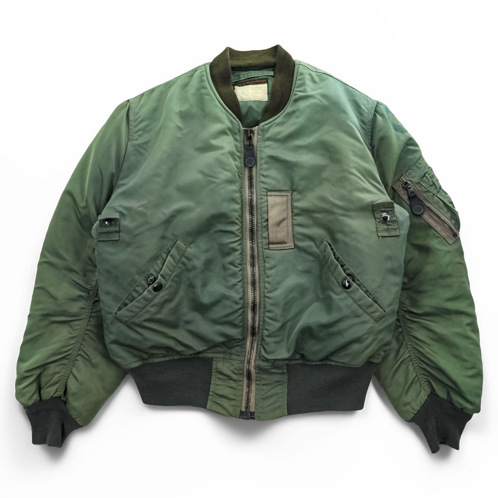 BUZZ RICKSON'S ミリタリー B-15D フライトジャケット M セージグリーン MIL-J-6251A 短丈 MA-1原型