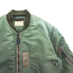 BUZZ RICKSON'S ミリタリー B-15D フライトジャケット M セージグリーン MIL-J-6251A 短丈 MA-1原型