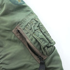 BUZZ RICKSON'S ミリタリー B-15D フライトジャケット M セージグリーン MIL-J-6251A 短丈 MA-1原型