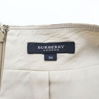 BURBERRY 日本製 ノバチェック スカート M ベージュ タック プリーツ FXD60-056-40