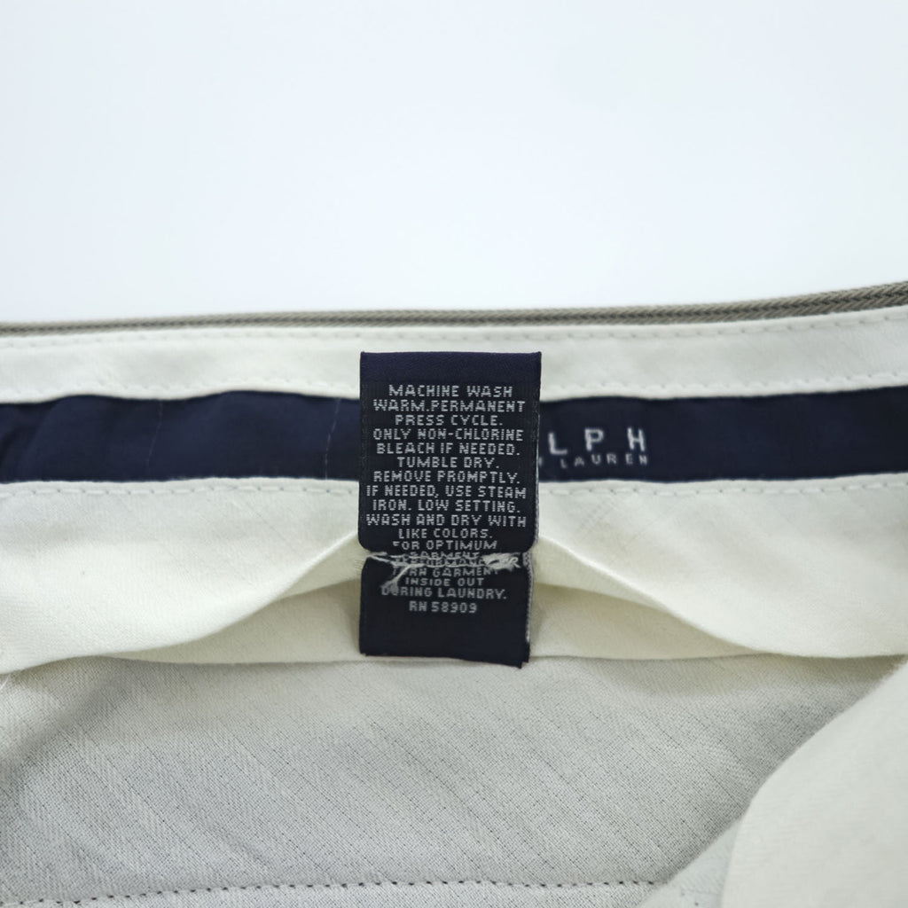 Ralph Lauren 90年代 ヴィンテージ スラックス ドレスパンツ トラウザーズ XL カーキ ベージュ