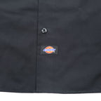Dickies 574BK コットンツイル 長袖 ワークシャツ L ブラック USA企画