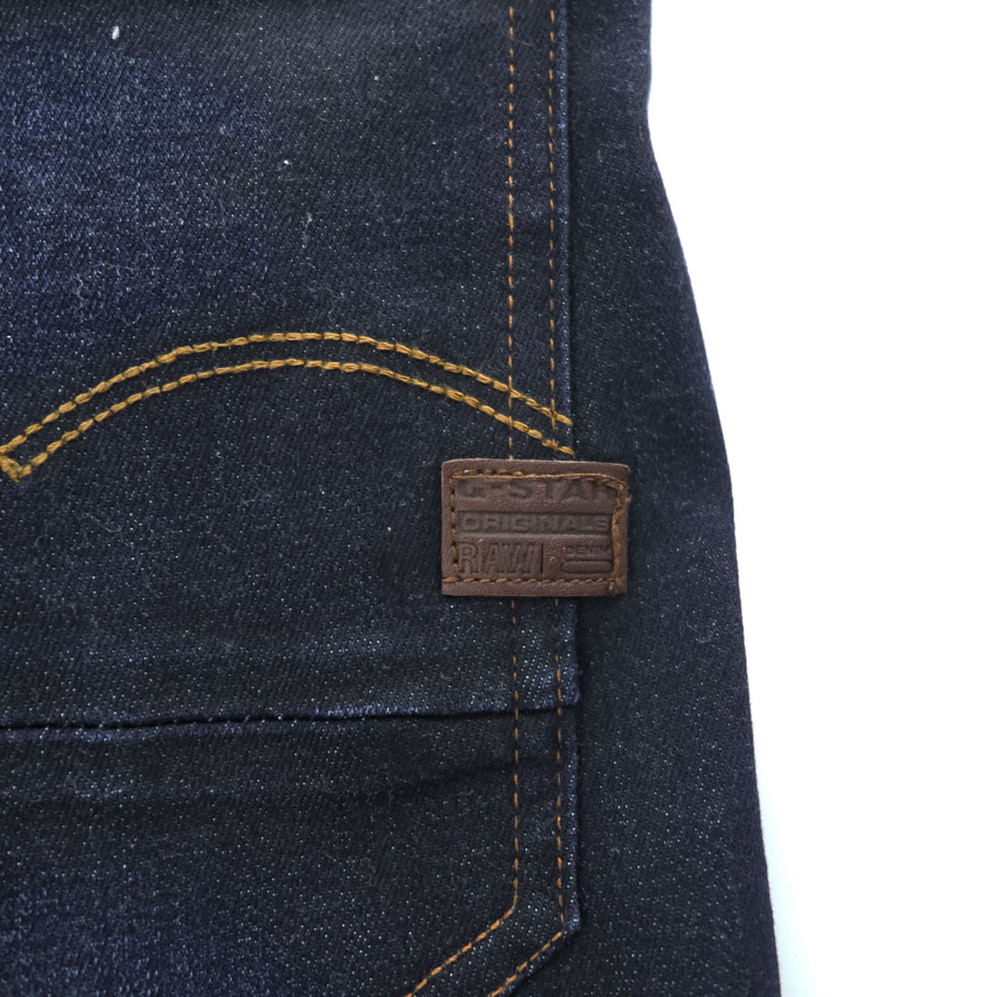 G-STAR RAW デニムパンツ D-STAQ 3D SKNNY ストレッチ  スキニー ジーンズ W27 L32 インディゴ ブルー
