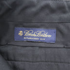 Brooks Brothers Established 1818 Wool Pleated Dress Trousers Charcoal Gray Wide Leg Suspender Buttons