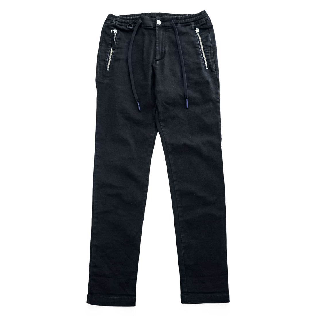 PSG ( Paris Saint-Germain ) × REPLAY デニムトラックパンツ イージージョガージーンズ W30 L30 ブラック ストレッチ 965.000.135 G95