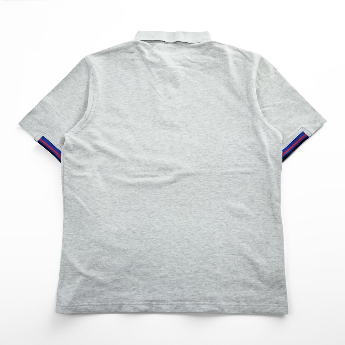 FRED PERRY 鹿の子 ポロシャツ XL グレー SLIM FIT ワンポイントロゴ M3210