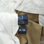 Polo Ralph Lauren Chino Pants, Size L, Beige, Wide Leg, Small Pony Logo Embroidery, PROSPECT PANT, Tapered.