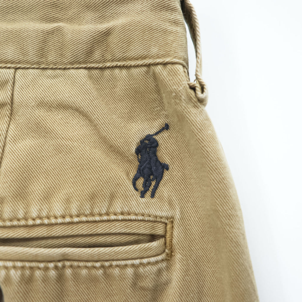 Polo Ralph Lauren Chino Pants, Size L, Beige, Wide Leg, Small Pony Logo Embroidery, PROSPECT PANT, Tapered.