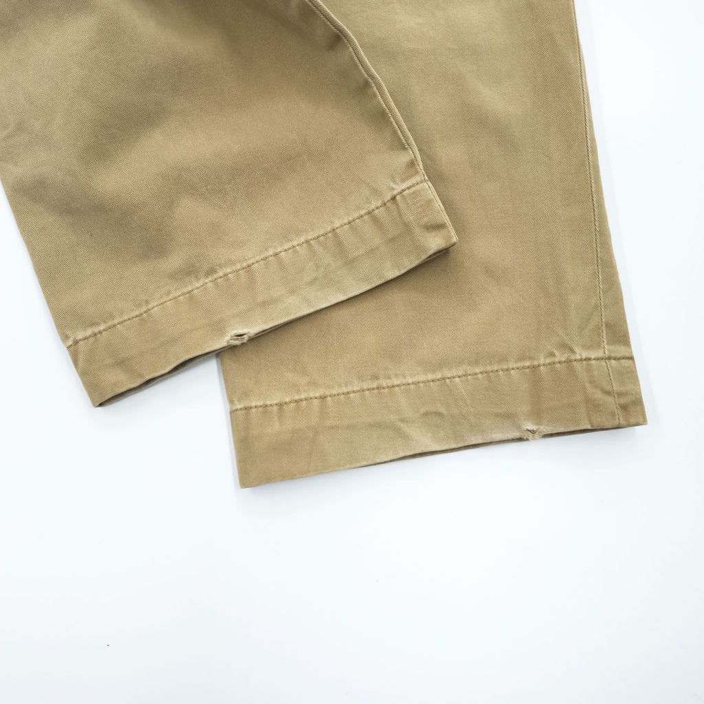 Polo Ralph Lauren Chino Pants, Size L, Beige, Wide Leg, Small Pony Logo Embroidery, PROSPECT PANT, Tapered.