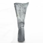DSQUARED2 Sexy Twist Jeans Grey Paint Splatter Distressed Stretch Denim Made in Italy Mens IT42