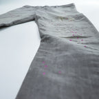 DSQUARED2 Sexy Twist Jeans Grey Paint Splatter Distressed Stretch Denim Made in Italy Mens IT42
