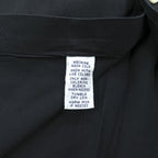 Ralph Lauren 90s Vintage Long-Sleeve Button-Down Shirt, XL, Black, Small Pony Logo Embroidery, Classic Fit, Silk Blend