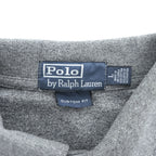 Polo Ralph Lauren 90年代 ヴィンテージ ポロシャツ L グレー スモールポニー ロゴ 刺繍