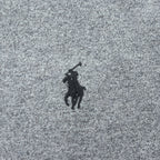 Polo Ralph Lauren 90年代 ヴィンテージ ポロシャツ L グレー スモールポニー ロゴ 刺繍