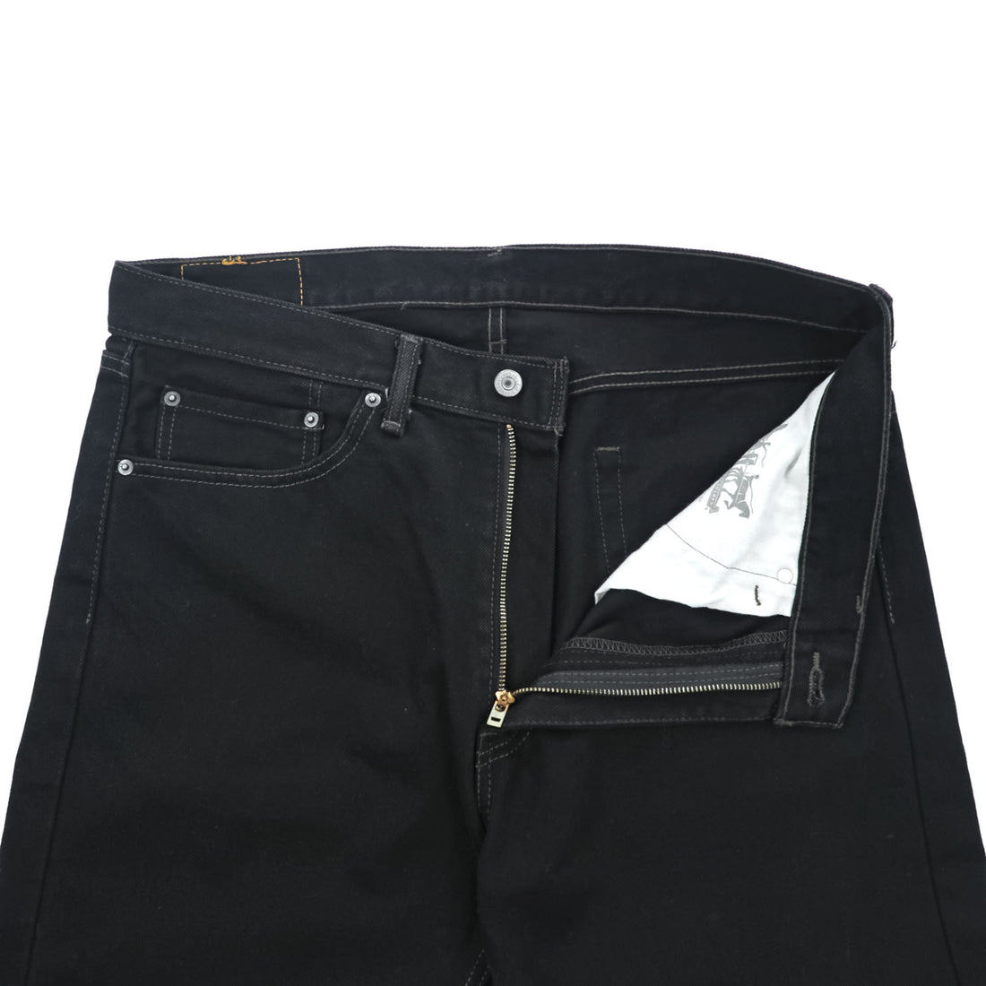 Levi’s 505 Regular Straight Black Denim Jeans Men’s W36 L30 PC9 00505-0260 2017