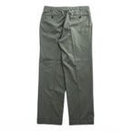 Brooks Brothers Slacks Pants L Grey Double Cuff BROOKSCOOL POPLIN