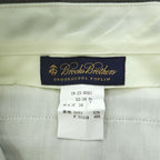 Brooks Brothers Slacks Pants L Grey Double Cuff BROOKSCOOL POPLIN