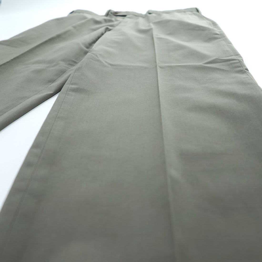 Brooks Brothers Slacks Pants L Grey Double Cuff BROOKSCOOL POPLIN