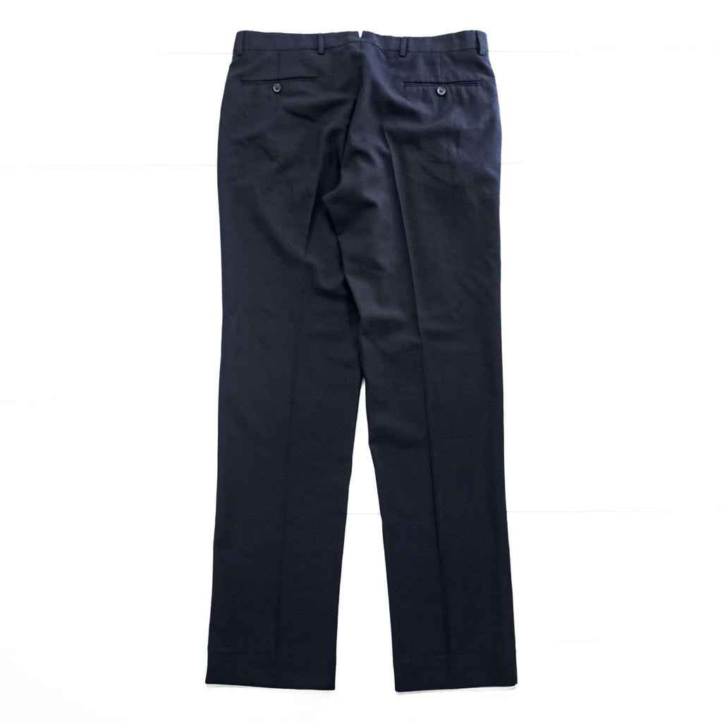 Polo Ralph Lauren Wool Blend Dress Pants Men’s 36/33 Navy Black Made in Portugal Stretch Trousers