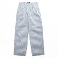Polo Ralph Lauren 90年代 ヴィンテージ ワイド ストライプ スラックス パンツ L ブルー ホワイト 2タック プリーツ THE CLASSIC GOLF PANT
