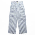 Polo Ralph Lauren 90年代 ヴィンテージ ワイド ストライプ スラックス パンツ L ブルー ホワイト 2タック プリーツ THE CLASSIC GOLF PANT