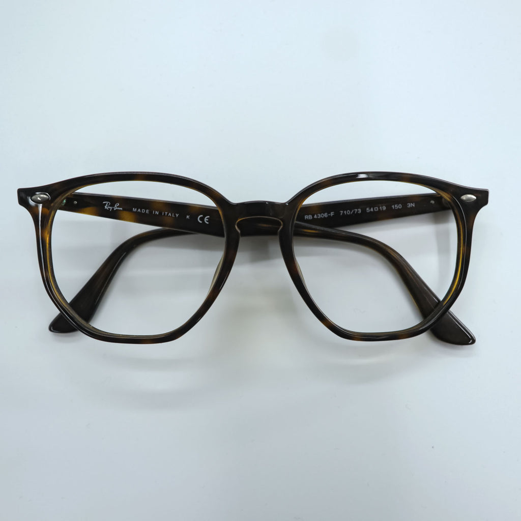 Ray-Ban Italy Sunglasses Fashion Glasses Brown HAVANA Square RB4306 710/73 54_19 150 3N