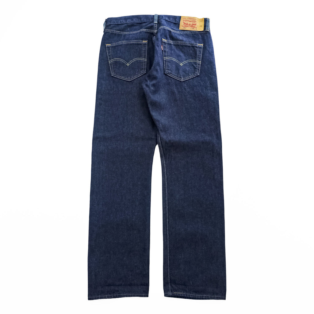 Levi’s 501 Original Fit Dark Indigo Denim Jeans Men’s W34 L32 Button Fly 2018 4985 Stamp