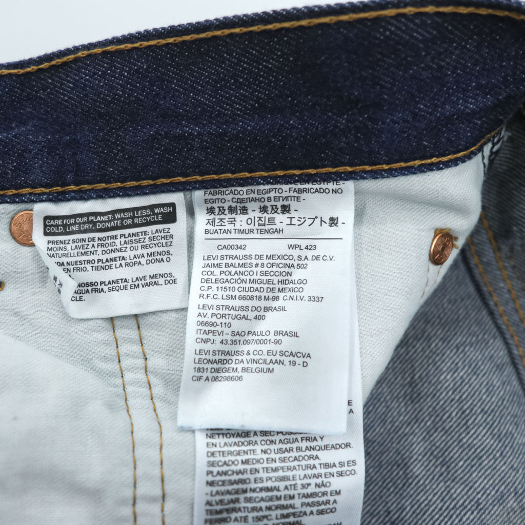 Levi’s 501 Original Fit Dark Indigo Denim Jeans Men’s W34 L32 Button Fly 2018 4985 Stamp