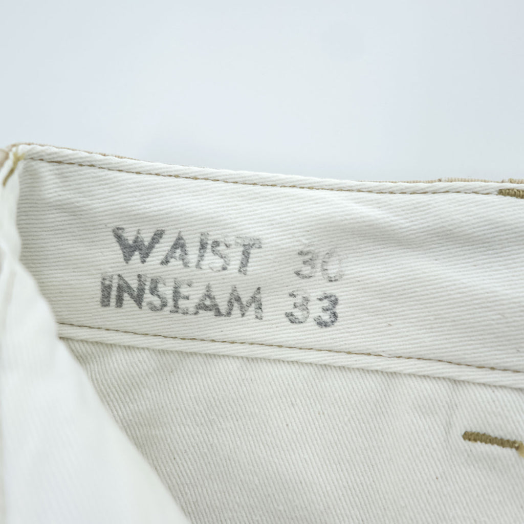 BUZZ RICKSON'S Japan-Made Military Chino Pants, Size M, Beige, Original Spec BR40025