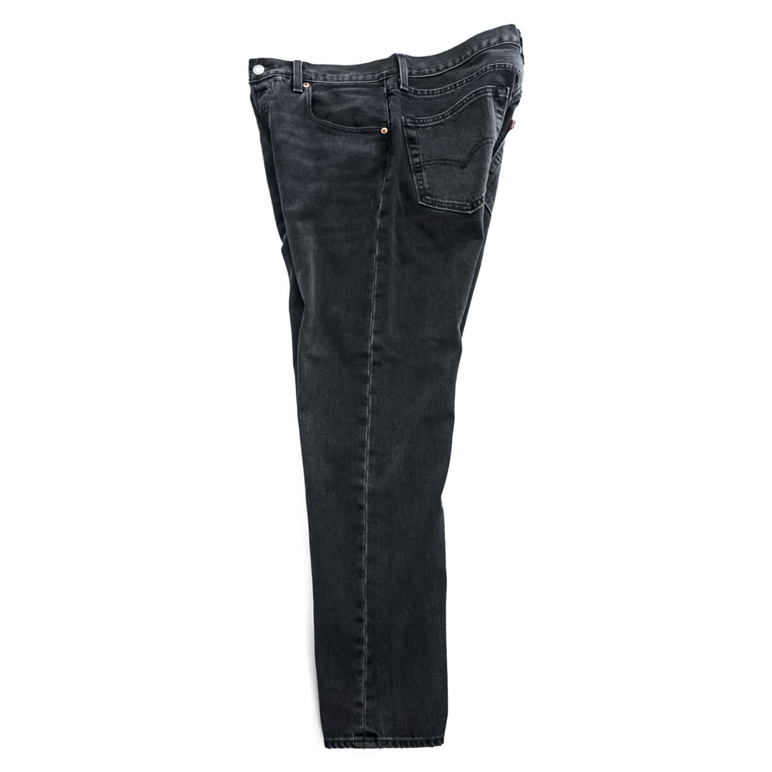 Levi's 501 '93 CROP JEANS ビッグE デニムパンツ ジーンズ W32 ブラック レザーパッチ ボタンフライ PREMIUM 29098-0000