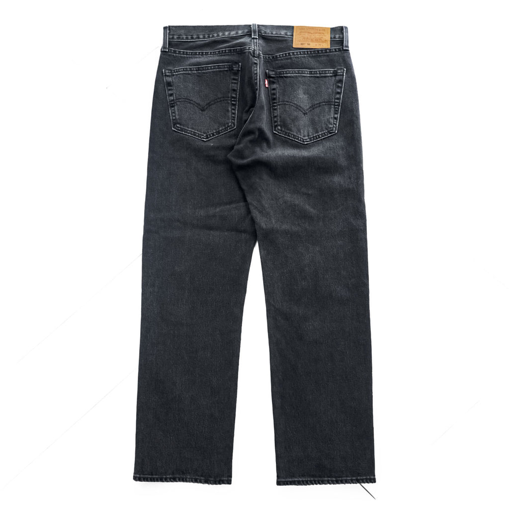 Levi's 501 '93 CROP JEANS ビッグE デニムパンツ ジーンズ W32 ブラック レザーパッチ ボタンフライ PREMIUM 29098-0000