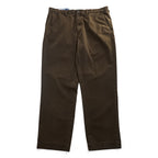 Polo Ralph Lauren 90s Vintage Polo Chino Pants, Size L, Brown, Wide Fit, Small Pony Logo Embroidery, PROSTON PANT, Tapered