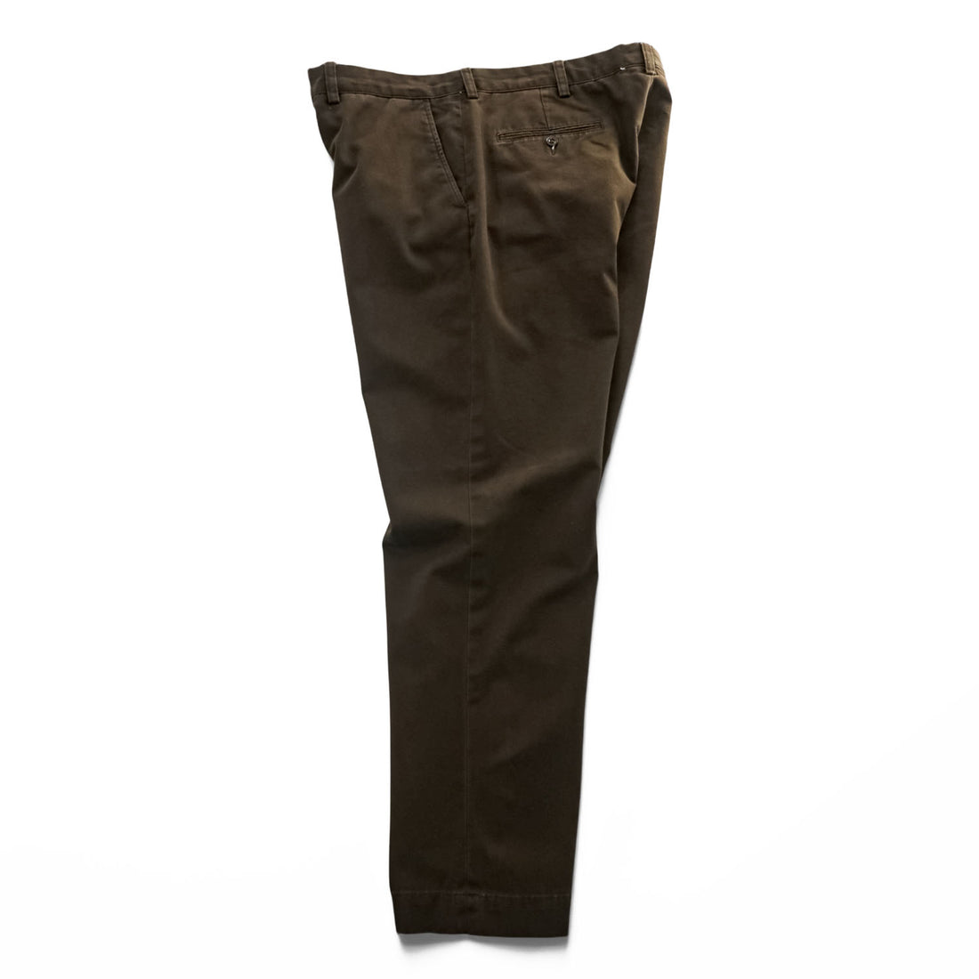 Polo Ralph Lauren 90s Vintage Polo Chino Pants, Size L, Brown, Wide Fit, Small Pony Logo Embroidery, PROSTON PANT, Tapered