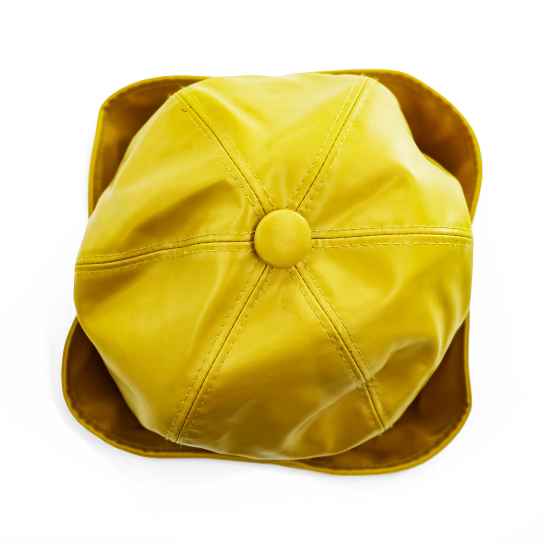 Gucci 576361 4HG92 7273 Plaid Rain Hat Yellow Coated Bucket Hat Made in Italy