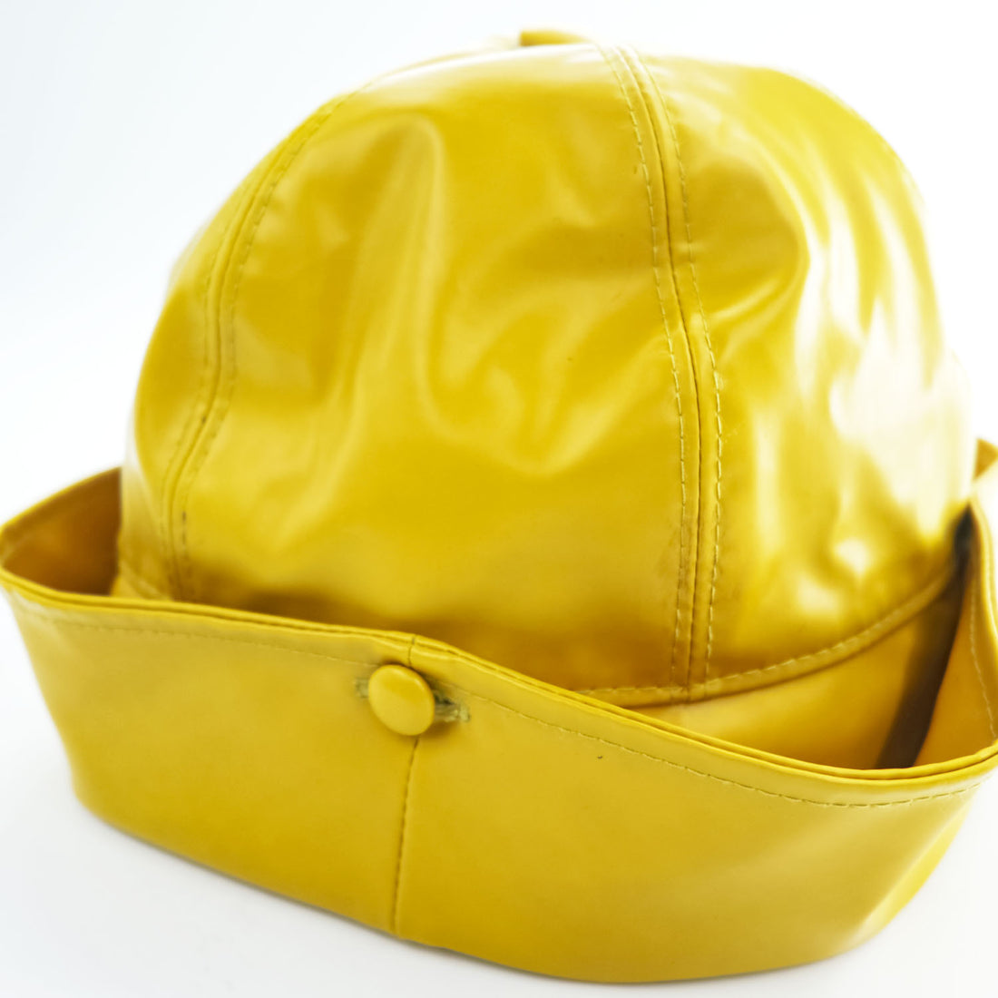 Gucci 576361 4HG92 7273 Plaid Rain Hat Yellow Coated Bucket Hat Made in Italy