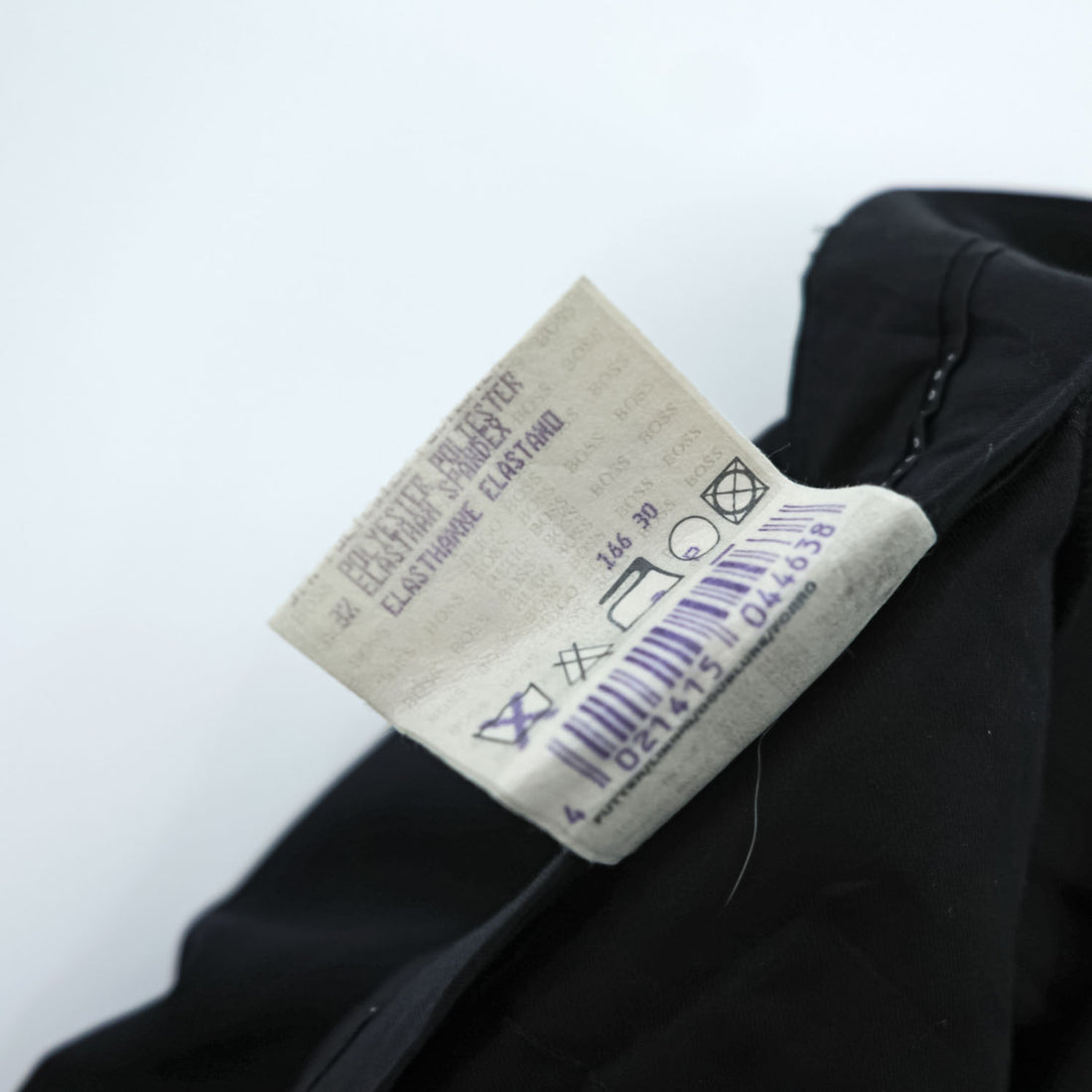 HUGO BOSS Slacks Pants XL Black Wide Tuck Pleated Double Cuff