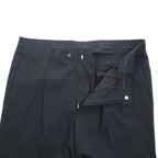 HUGO BOSS Slacks Pants XL Black Wide Tuck Pleated Double Cuff