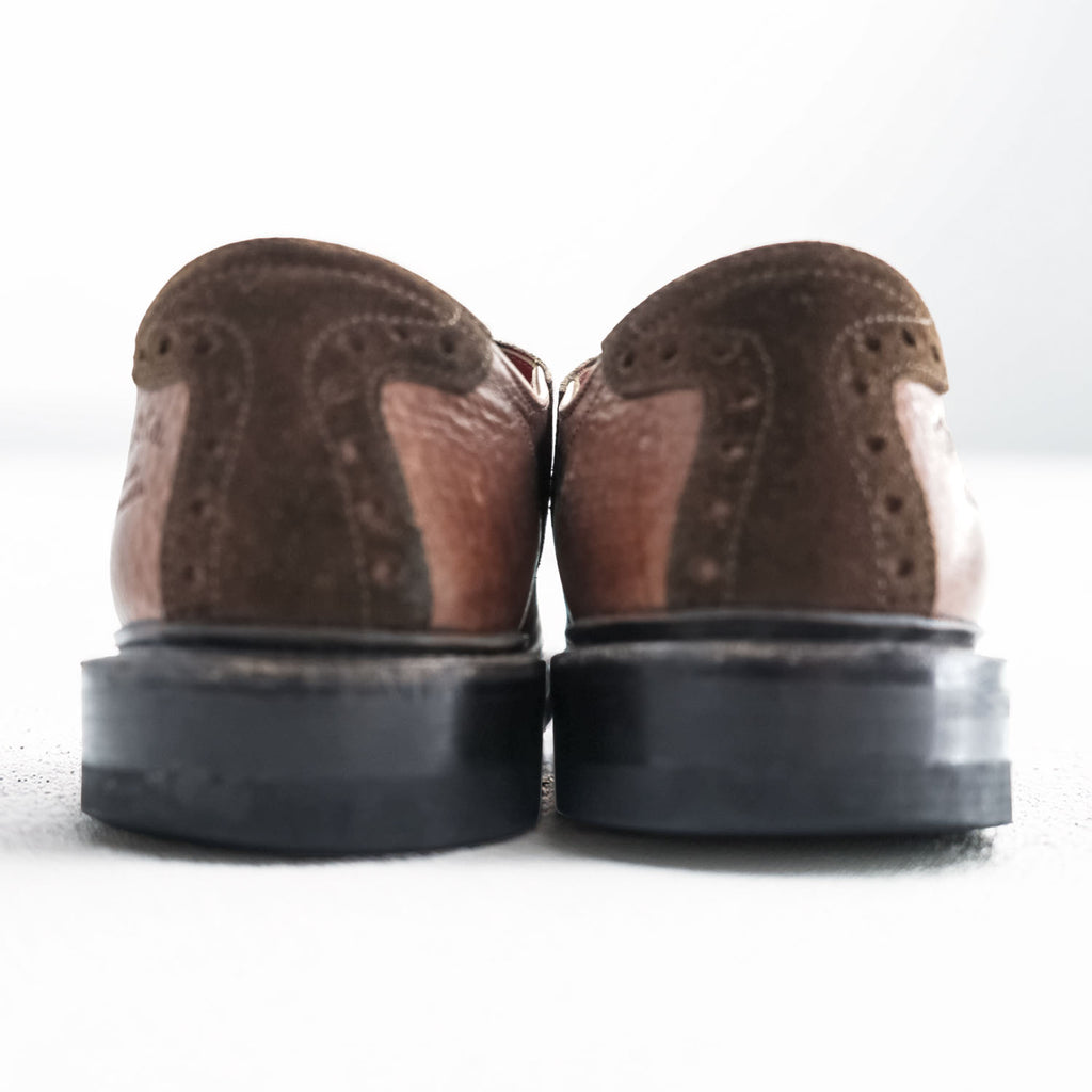 REGAL Shoe & Co. 802S Brown Leather Suede Saddle Shoes Made in England Size 27cm
