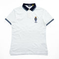 Polo Ralph Lauren ポロベア ポロシャツ S ホワイト CUSTOM SLIM FIT リブライン 鹿の子