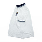 Polo Ralph Lauren ポロベア ポロシャツ S ホワイト CUSTOM SLIM FIT リブライン 鹿の子