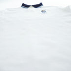 Polo Ralph Lauren ポロベア ポロシャツ S ホワイト CUSTOM SLIM FIT リブライン 鹿の子